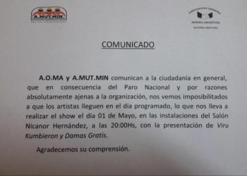 Bolivia: Comunicado AMUTMIN y AOMA