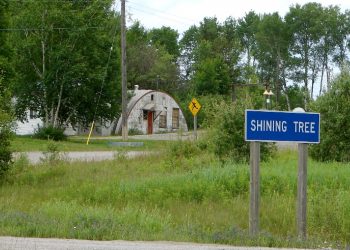 Shining Tree en Ontario donde esta ubicada propiedad de Platinex