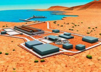 prototipo de lo que sería el proyecto portuario dominga