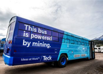 bus eléctrico de teck resources