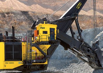 Pala híbrida de komatsu