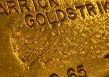 Lingotes de oro de barrick gold