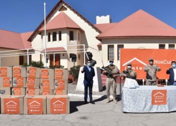 Chile: Codelco entregó 300 kits de insumos sanitarios personales de la Brigada Motorizada N ° 1 Calama