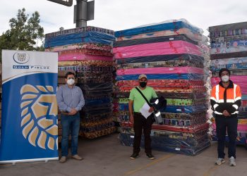 Colchones donados por Gold Fields