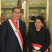 Presidente Martín Vizcarra con la ministra Susana Vilca