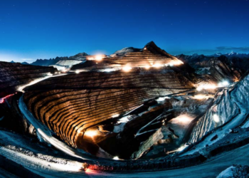 Producción de cobre y oro en Peru