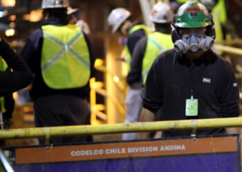 Trabajadores de codelco protestan