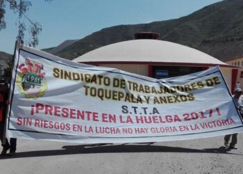 Perú: Sindicato de Toquepala piden que minera cumpla protocolos