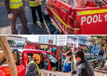 Chile: El Teniente colabora con apoyo logístico para vacunación masiva