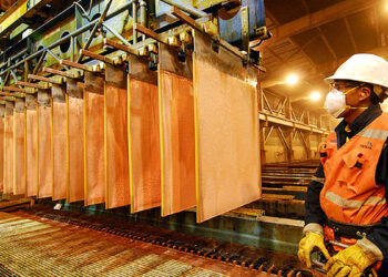 Perú incrementó la producción de cobre en 19.6%