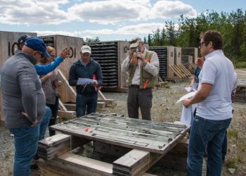 Fury informa 7 metros de 11,56 g/t de oro en Eau Claire
