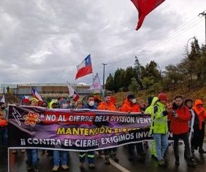 Culminan paro nacional los trabajadores del cobre en Chile