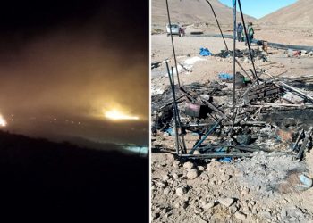 Oruro: Inconvenientes entre mineros y comunarios que protestaban por contaminación