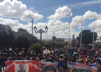 Pobladores de Espinar bloquean el Corredor Minero Sur