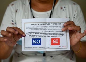 Pobladores de un municipio de El Salvador rechazaron una mina de oro canadiense