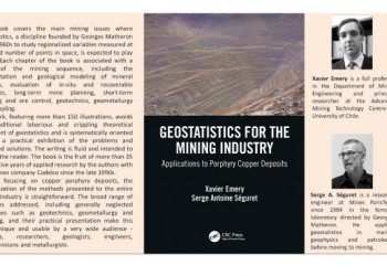 Chile: Académico Xavier Emery publica versión en inglés de libro sobre Geoestadística para la Industria Minera