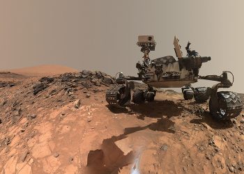 Cómo un lago y un volcán produjeron un mineral raro en Marte