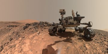 Cómo un lago y un volcán produjeron un mineral raro en Marte
