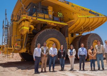 Primer rajo de Antofagasta Minerals que opera con camiones y perforadoras autónomas fu inaugurado por Minera Centinela