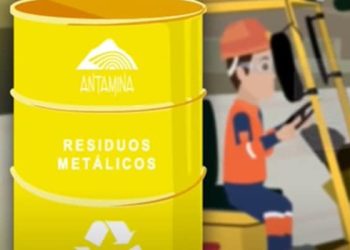 Perú: Más de 1,500 toneladas de residuos metálicos recicló Antamina durante el mes de abril